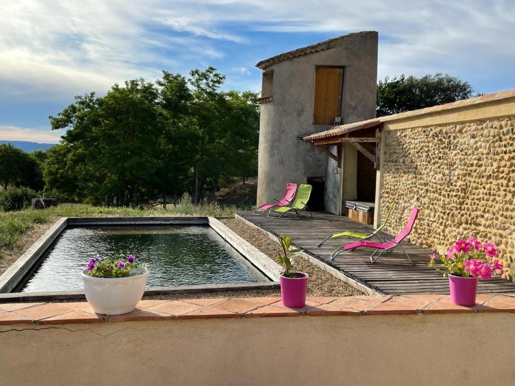 Chambre A La Ferme Au Milieu Des Lavandes Valensole Bagian luar foto